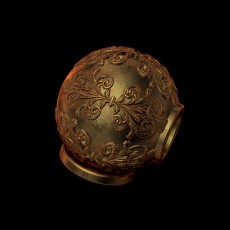 Ball Terminal, Victorian 10x4 mm Single LP (Each)